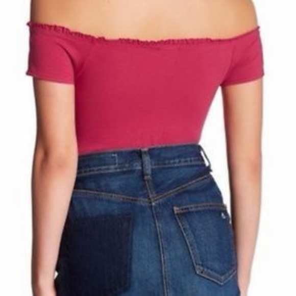 Pink Wild Pearl bodysuit Top - Picture 2 of 4